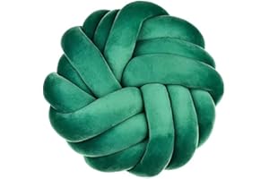 Youjiayi Knot Pillow 14X14 Velvet Christmas Decorative Throw Pillows Knotted Pillows for Couch Chair Cushion Sofa Garden Lumbar Car Throw Pillows
