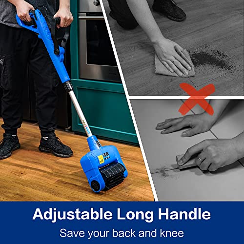 SICENXTOOLS Electric Grout Cleaner Machine, Stand Up CLeans Crevice and