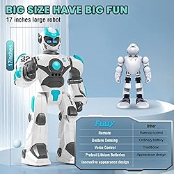 FUUY Large Robot Toy for Kids 17inch Interactive