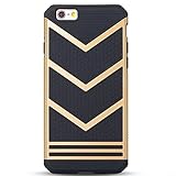 Ailun Phone Case Compatible iPhone 6,iPhone 6s,Slip-Proof Rugged Bumper,Non-Gap Fit,Shock-Absorption&Anti-Scratches,Fingerprints&Oil Stains,Protective&Stylish,Ultra Slim Back Cover[Gold Black]