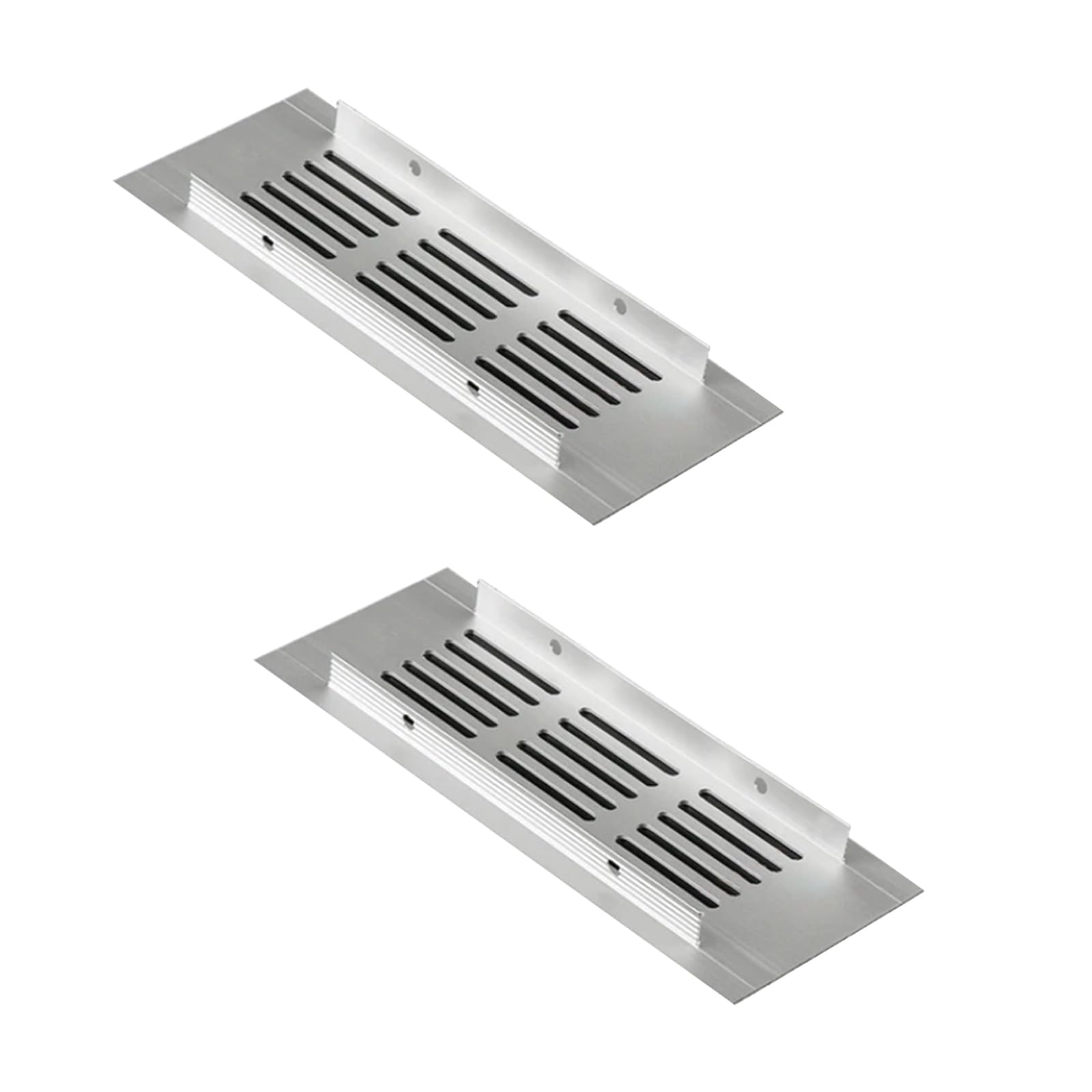 Aoktorkit 2Pcs Air Vent Grille Cover 80x100mm Aluminum Alloy Vent Cover Ventilation Grilles for Cabinet Wardrobe Cupboard