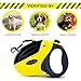 D'Goods Retractable Dog Leash Long 16 ft Walking Leash Yellow for Small Medium Large Dogs up to 110lbs - Heavy Duty Nylon No Tangle – Free Frisbee