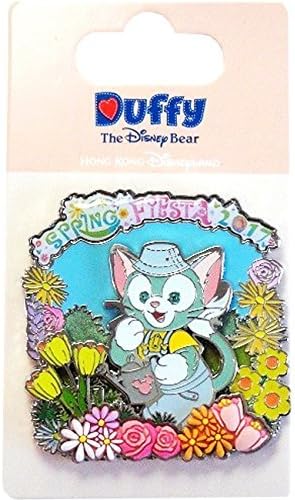 Amazon Co Jp ディズニー Disney ジェラトーニ ピンバッジ スプリングフェスタ 春 花 香港 Hkdl 海外ディズニー限定 服 ファッション小物