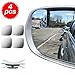 Blind Spot Mirror, 4PCS Fan-Shaped Automobile Rear Blind Spot Mirror, Convex Rearview Mirror for Cars Motorcycles Trucks RV and Van