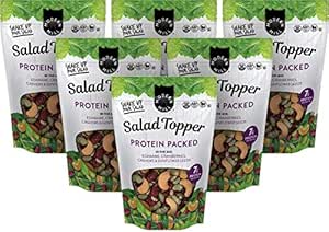 Modern Mill Protein Packed Salad Topper, Gluten-Free, Non-GMO, Gluten-Free, Vegan, Keto-Friendly, 6oz (Pack of 6)