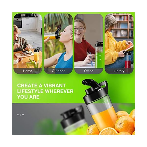 HadinEEon-Blender-Smoothie-Makers-Stainless-Steel-350W-3-Mode-Smoothie-Blender-Mixer-Personal-Blender-w-2-of-600ml-BPA-free-Tritan-Bottles-Silver HadinEEon Blender Smoothie Makers, Stainless Steel 350W 3-Mode Smoothie Blender Mixer Personal Blender w/ 2 of 600ml BPA-free Tritan Bottles, Silver