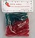 Red and Green Chili Pepper Christmas Light Covers Set of 35 - Fit Over Mini Christmas Lights - Great for International Use