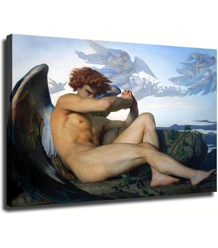 絵画 Light and Fallen Angel Amazon.com: Top Canvas Fallen Angel 1868 by Alexandre Cabanel