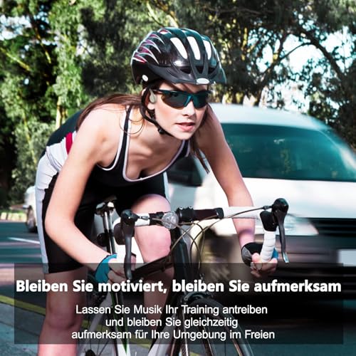 Swimming Headphones - Bone Conduction Headphones Bluetooth 5.4, IPX8 Waterproof Sports Headphones with MP3 Mode, Underwater Open Ear Headphones with 32 GB Memory, Lightweight & Safe for Running