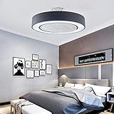 Orillon Modern Macaron Flush Mount Ceiling Fan with