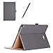 ProCase Galaxy Tab A 10.1 with S Pen Case 2016 Old Model - Stand Folio Case Cover for Galaxy Tab A 10.1 Inch Tablet with S Pen SM-P580, with Multiple Viewing Angles, Document Card Pocket - Grey