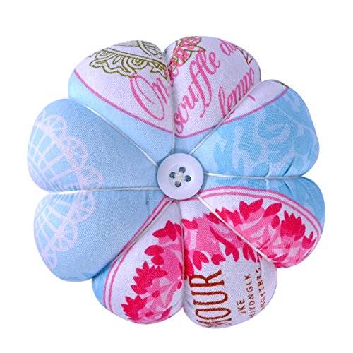 eZAKKA Pin Cushion Polka Pumpkin Wrist Pin Cushions Wearable Needle Pincushions (Baby Blue) - Thumbnail 7