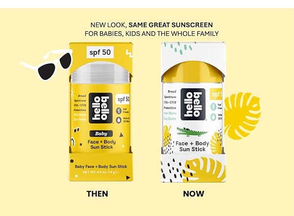 HELLO BELLO SPF 50 FACE AND BODY SUNSCREEN STICK, 1OZ