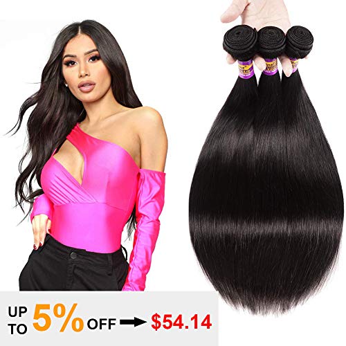 Brazilian Straight Human Hair 3 Bundles Unprocessed Brazilian Hair