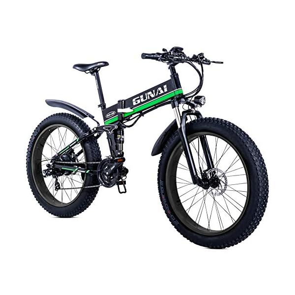GUNAI Mountain Bike Elettrica, Bici elettrica 1000W 48V 12Ah Bici Montagna  E-Bike 21 velocità 26' Full Suspension Pedali Assist -  ilMonopattinoElettrico.com