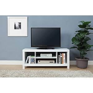 white corner tv stand