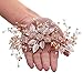 SWEETV Bridal Wedding Hair Comb Handmade Wedding Hair Accessories for Brides Wedding Hair Piece Headpiece for Brides Bridesmaid