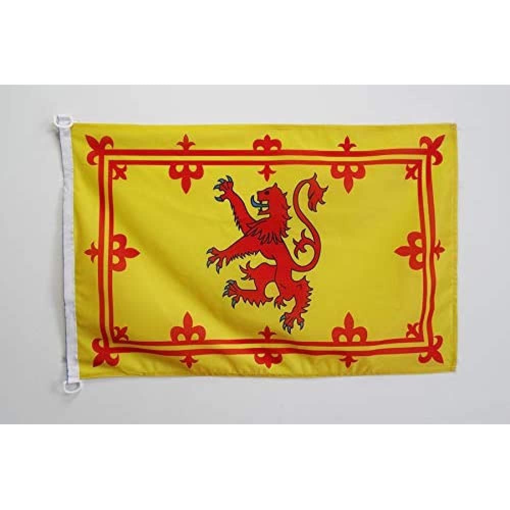 AZ FLAG - Kingdom of Scotland Flag - 2x3 Ft - For Outdoor - Royal Scottich Banner Knitted Polyester with Two Plastic Rings - Fade Resistant - Vivid Colors - 2' x 3' Feet - 90x60 Cm