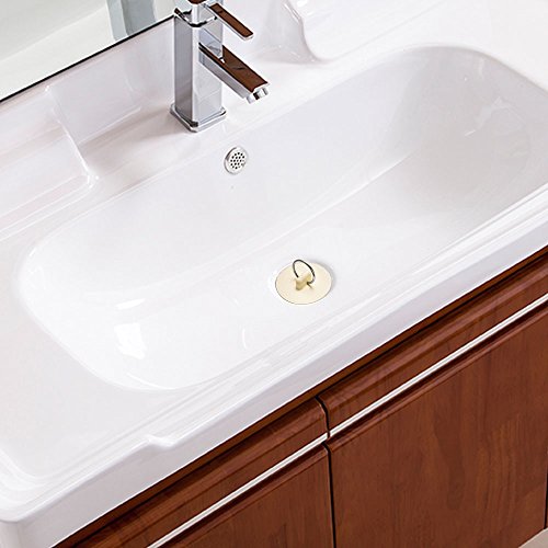 Aozer Rubber Sink Stopper Premium Drain Stopper with Hanging Ring for Bathroom and Kitchen Sinks, Drains, Slop Sink, Bathtubs, Laundry, Utility Sinks, White, 4 Sizes, 8 Pieces