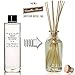 Urban Naturals Vanilla Bean Scented Oil Reed Diffuser Refill | Includes a Free Set of Reed Sticks! Vanilla Cream, Amber & Sweet Tonka Bean, 4 oz.