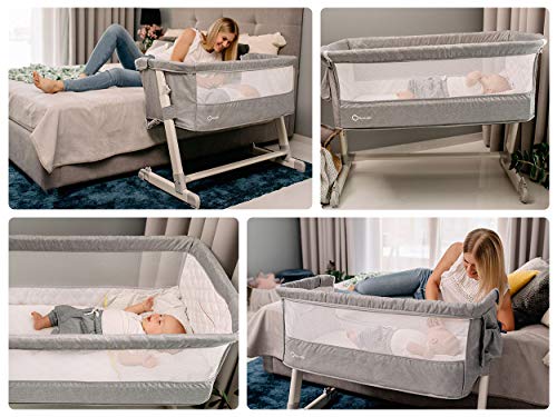 waldin baby bedside cot