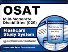 Osat Mild Moderate Disabilities 029 Flashcard Study