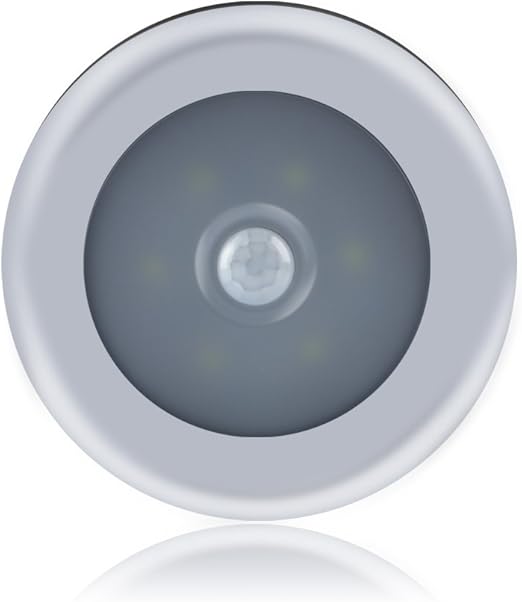 ebilun lampara led de induccion con sensor de movimiento 3 pilas aaa no incluidas color blanco