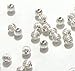 Dreambell 20 pcs .925 Sterling Silver 3mm Round Moon Cut Corrugated Ball Bead Spacer/Findings/Bright