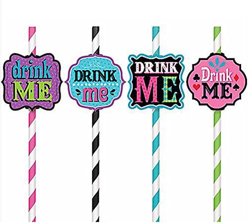 Mad Tea Party Paper Straws (12ct)