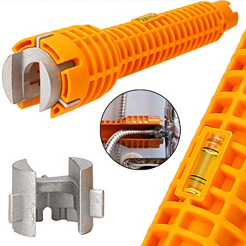Wrench Hand Tools yanQxIzbiu Multifunctional Sink Faucet Wrench Water Pipe Spanner Basin Bottom Pliers Sleeve - Orange - Thumbnail 4
