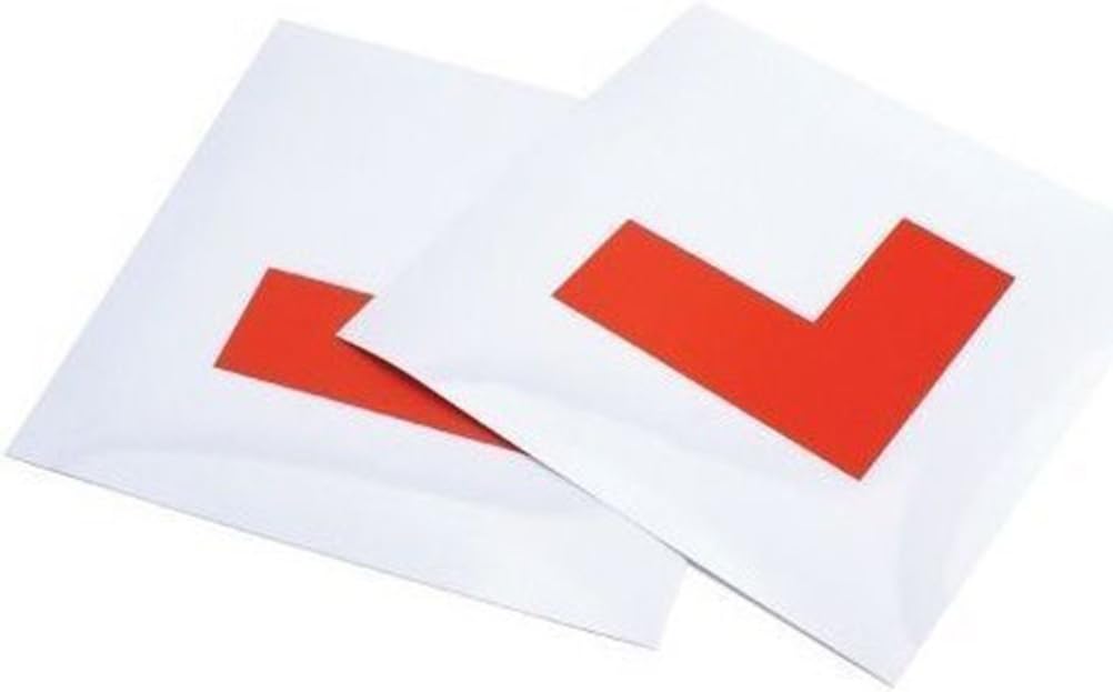 VORCOOL 2 pieces magnetic learner L plates motorcycle car sticker magnetic L plates learning driver plates - Image 4