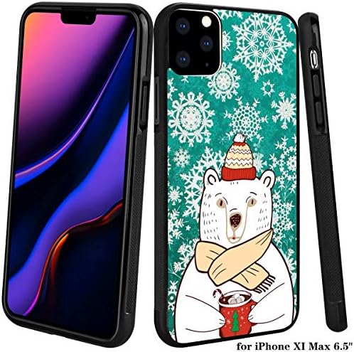 PC and TPU Case iPhone 11 Pro Max 6.5 Inch White Bear