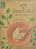 Beech-nut Single Grain Rice Baby Cereal 8oz (Pack of 2)