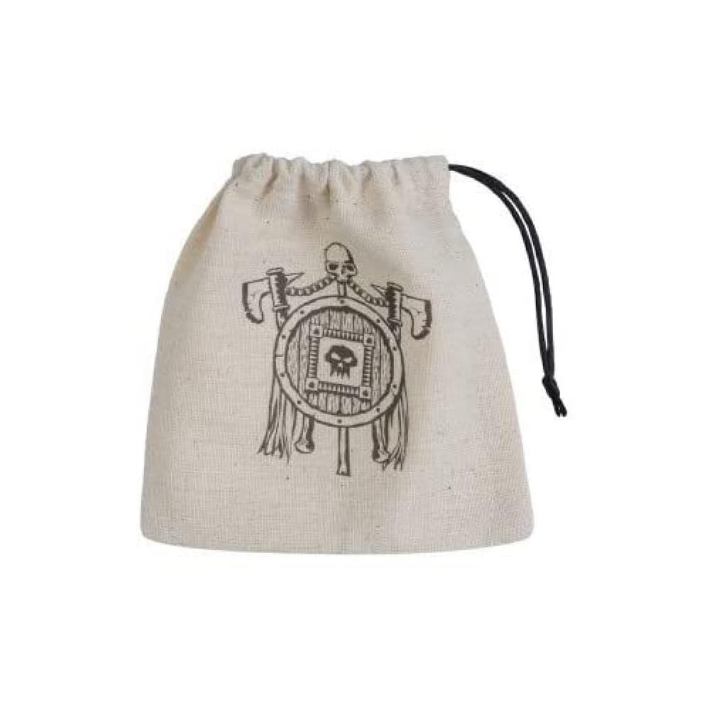 Q-Workshop Orc Beige & Black Basic Dice Bag