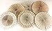 Burlap and Lace Printed Paper Fans, 14