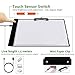 Portable Light Box, A4 Ultra-thin Drawing Tracer Light Pad Box Tracer with USB Power Artcraft Light Table for Artists/Drawing/Sketching Animation /Designing/X-ray Viewing
