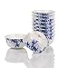 Porlien Elegance Collection Chinese Blue Flower Porcelain Dinnerware Set-46 Pieces, Service for 10