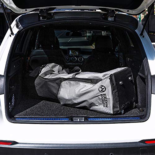 OutdoorMaster Padded Golf Travel Bag, 600D Heavy Duty Golf Club Bag