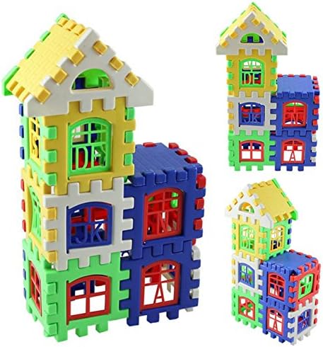 Baby House Building Blocks Construction Toy Kids Brain Game Learning Educational Toys : 24 pcs.