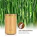 Syntus Essential Oil Diffuser, Real Bamboo Diffuser 160ml Ultrasonic Aromatherapy Diffusers with Waterless Auto Shut-Off for Home Office