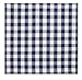 COTTON CRAFT Buffalo Plaid Cloth Napkins - Set of 12 Pure Cotton Gingham Check Table Napkin - Everyday Harvest Fall Holiday Dinner Napkin - Soft Washable Reusable Napkin -Oversized 20x20 Navy Blue