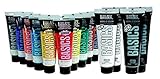 Liquitex Basics Non-Toxic Acrylic Paint Set - Assorted Color44; Set - 12