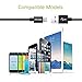 Zteanok iPhone Cable , 2 Pack 10 Feet Nylon Braided Cord Lightning Cable to USB Charging Charger for iPhone 7/7 Plus/6/6 Plus/6S/6S Plus,SE/5S/5,iPad,iPod Nano 7 - 10 Ft(3 Meters) - Black White