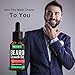 Beard Growth Oil, Natural Beard Mustache Oil Facial Hair Growth Faster Great Beard Shaping Tool for Men Care (30ml)