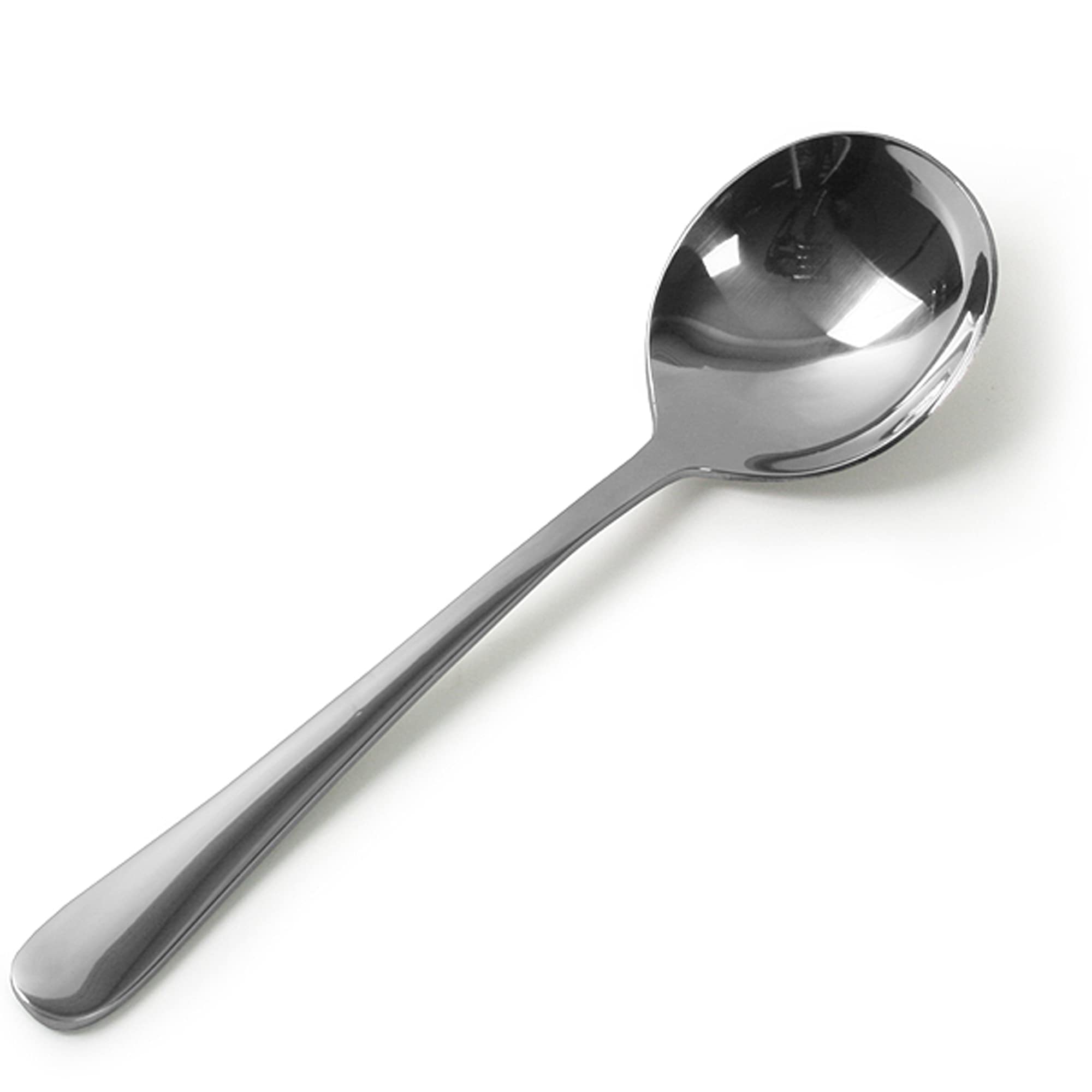 Genware SS-FL Florence Cutlery Soup Spoon, 175mm Length, Pack of 12