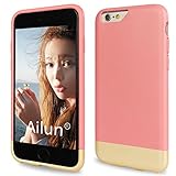 iPhone 6S Case,iPhone 6 Case,by Ailun[Vigorous Series]Protective SOFT-Inner Anti-Scratch Aesthetical Finished Base with Vibrant Trendy Color Slider Style Hard Case-Siania Retail Package[Rose]