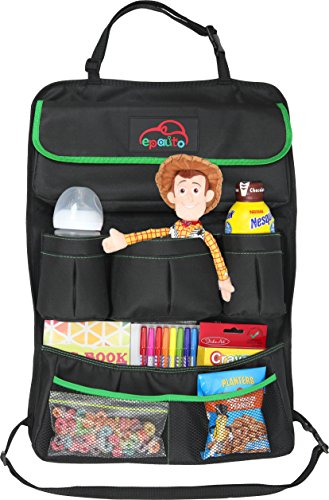 image for EPAuto Premium Car Backseat Organizer for Baby Travel Accessories, Kid
