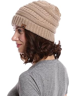 Cable Knit Beanie by Tough Headwear - Thick, Soft & Warm Chunky Beanie Hats for Women & Men - Serious Beanies...