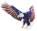 Flying American Flag Eagle Decal Large 11