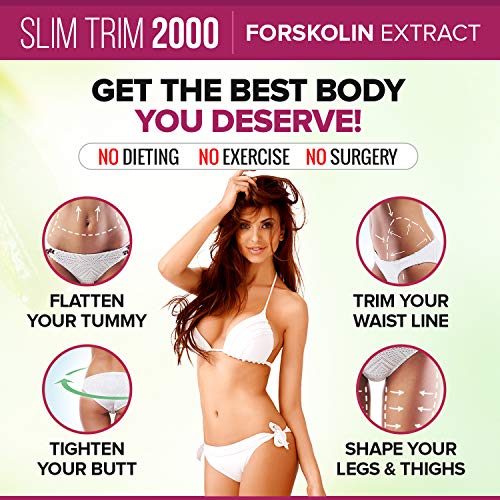 image for Slim Trim 2000 Slim Trim Weight Loss Supplement (Forskolin - Pure Cole